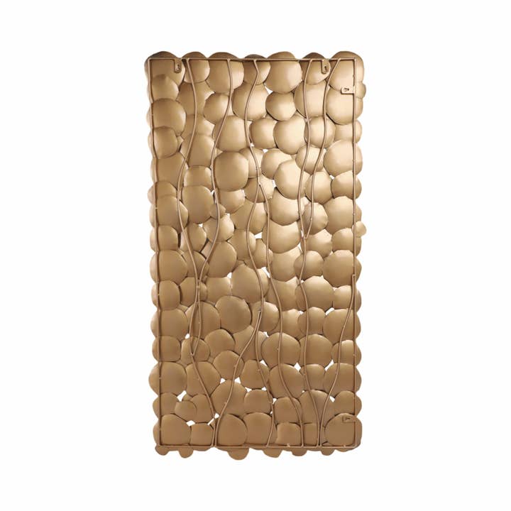 Sagebrook Home - Wholesale Wall Accent - 49 in. x 26 in. Gold Saturn Metal Wall Decor