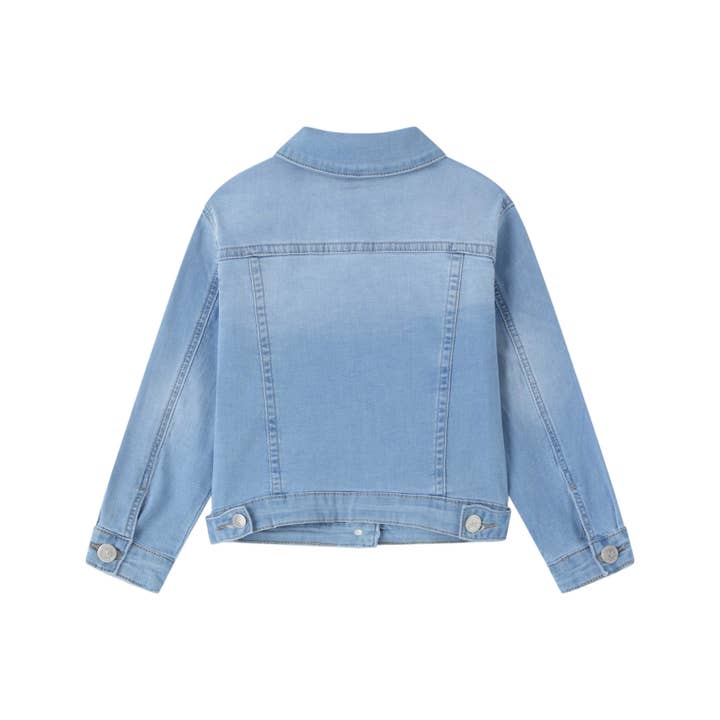 Jeans Flicka Denimjacka Med Fickor för wholesale på Faire