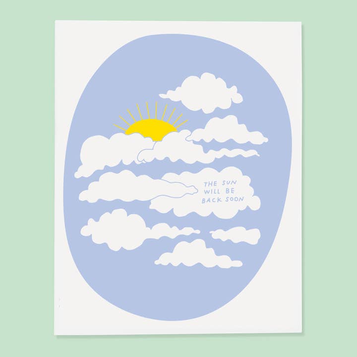 Sun Will Be Back Card for wholesale by The Good Twin