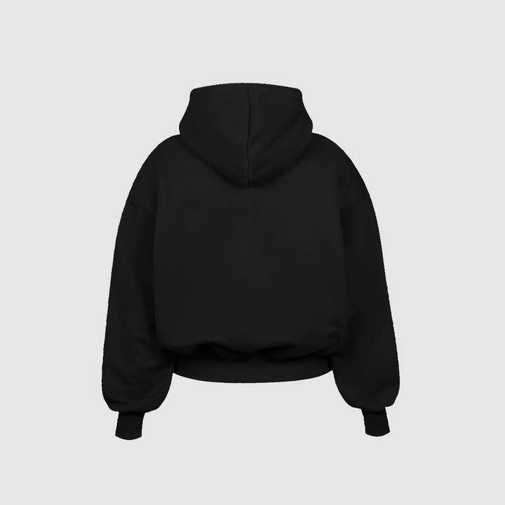 Independent Republic - Wholesale Hoodie - Unisex - Felpa con cappuccio nera Football King ©1