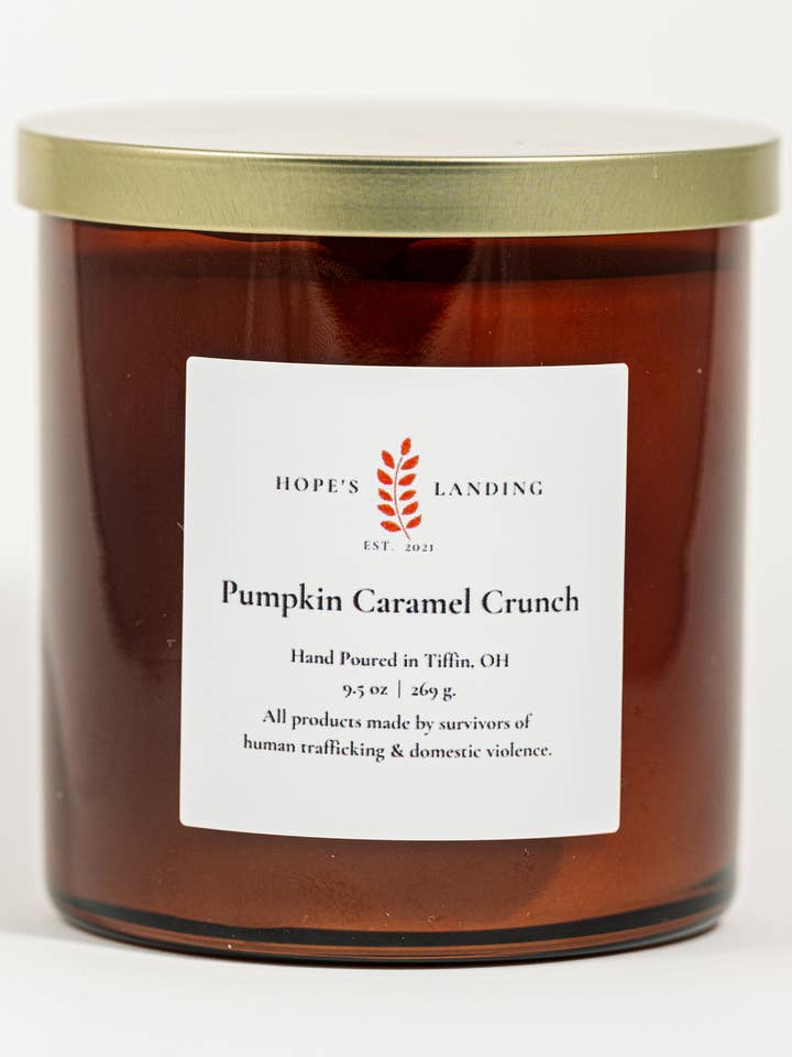 Pumpkin Caramel Crunch Candle for wholesale by Hope's Landing