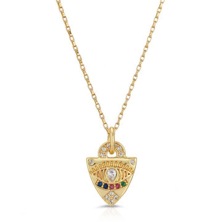 Collier à breloques illuminés pour la vente par Glamrocks Jewelry