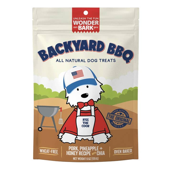 Playful Tail - Wholesale Pet Treats - Dog - Wonder Bark Everydays Backyard BBQ Dog Treats, 6 oz