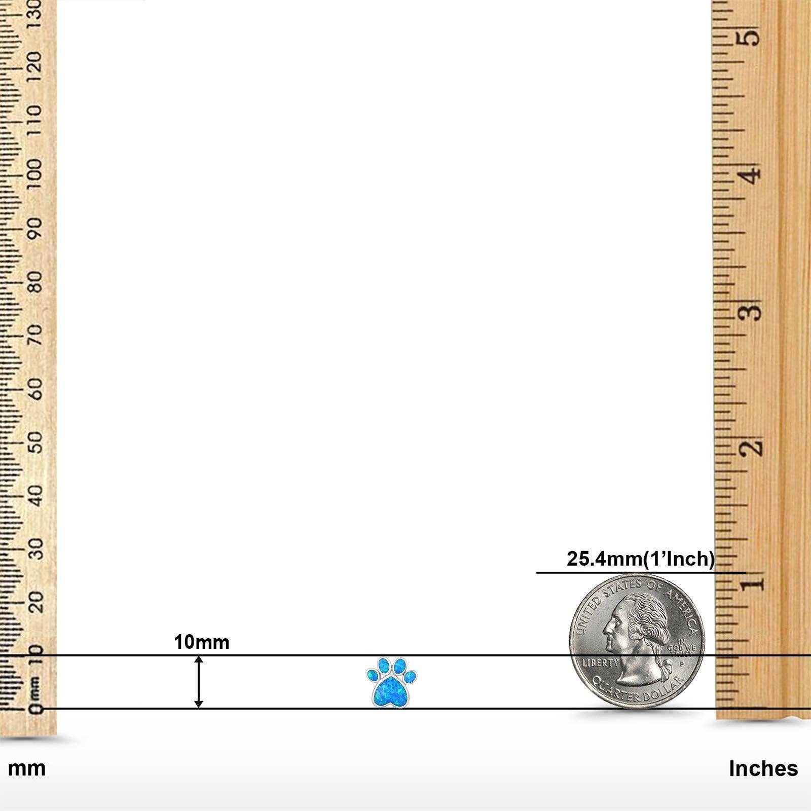 Blue Apple Imports – Engroshandel Ørestikkere – Poteaftryk laboratoriefremstillede blå opal ørestikker3