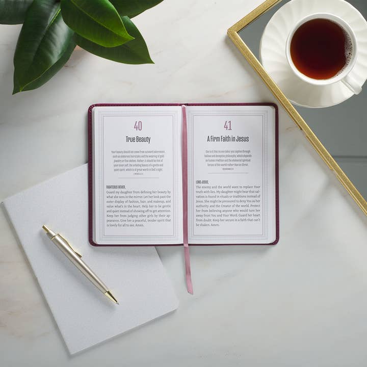 Christian Art Gifts - Wholesale Religion - Gift Book 101 Prayers for My Daughter Faux Leather4