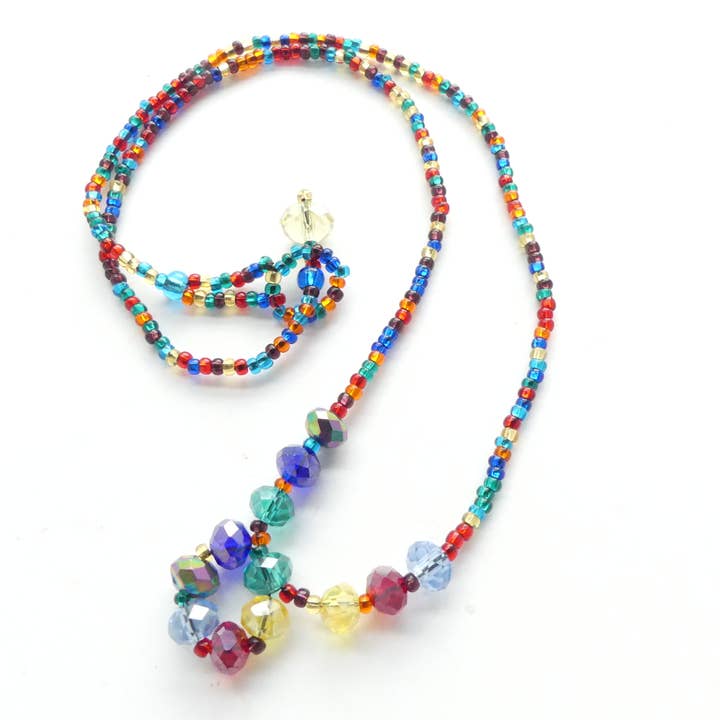 DIAMANTI DESIGNS - Wholesale Beaded/Pearl Necklace - Small Crystal Circle Necklace5