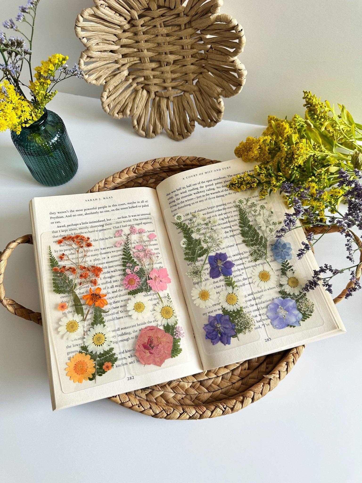 Petals & Pages by Grace - Wholesale Bookmark - pressed flower bookmarks3