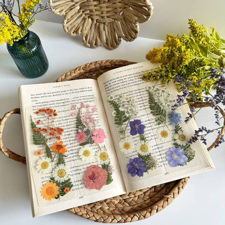Petals & Pages by Grace - Wholesale Bookmark - pressed flower bookmarks3