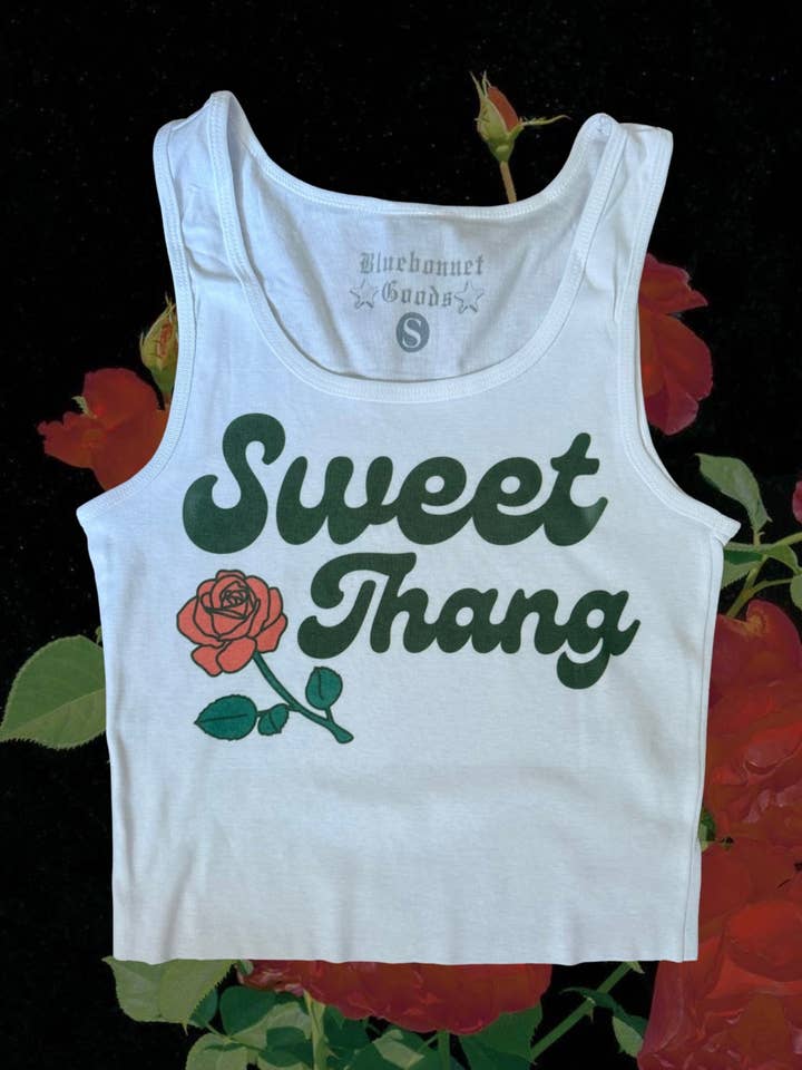 Zoete Thang Tanktop voor wholesale door Bluebonnet Goods