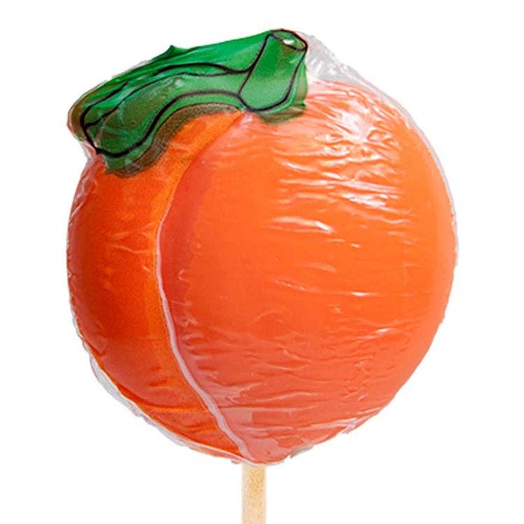 Melville Candy Company - Wholesale Lollipop - Peach Lollipops0