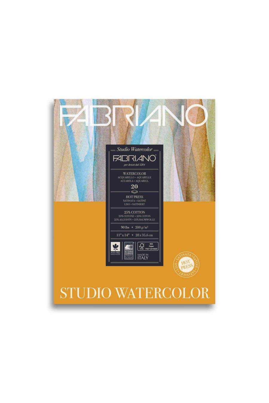 Chartpak, Inc. - Wholesale Sketchbook/Sketchpad - Fabriano Studio Watercolor Pad5