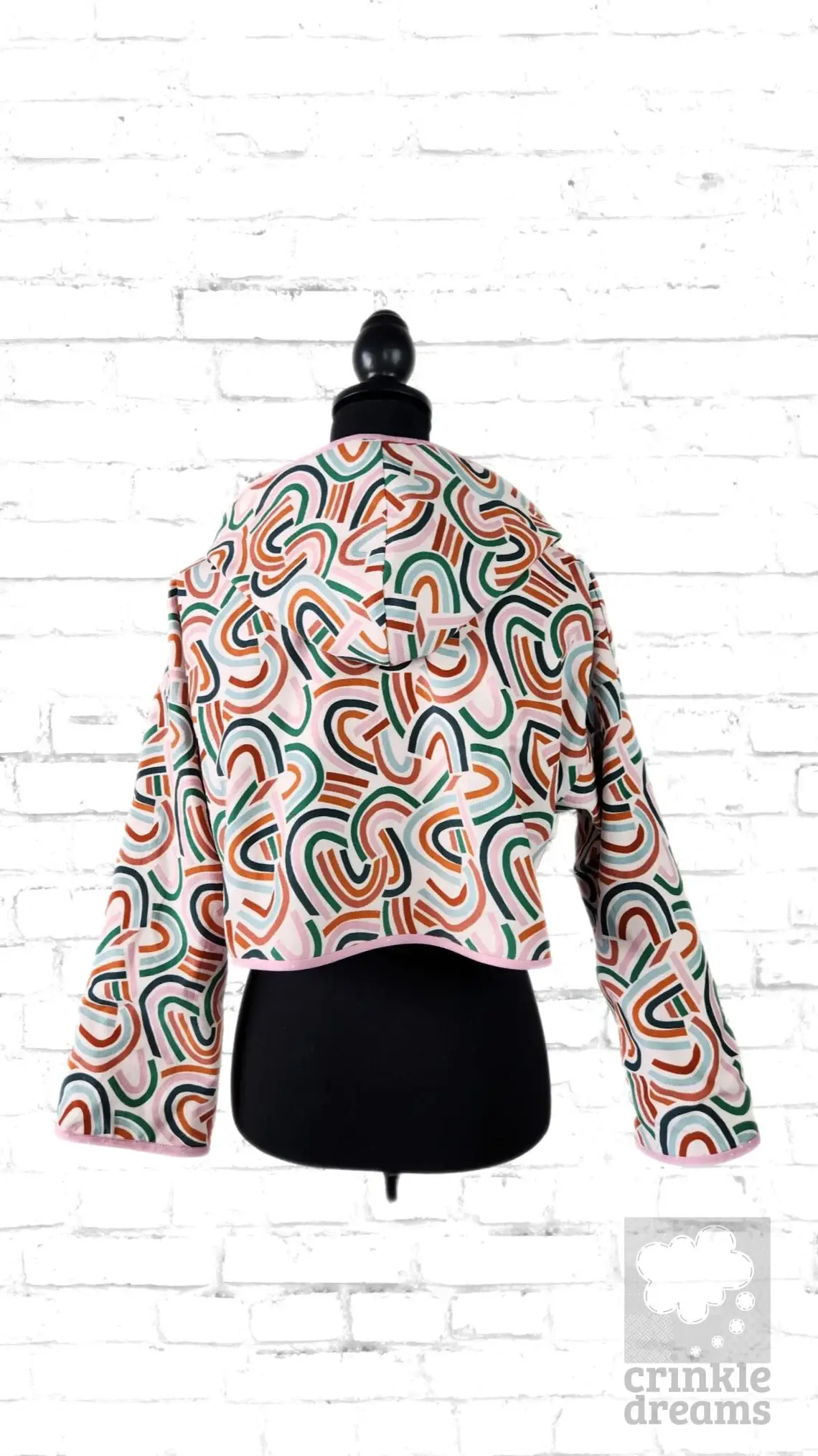 Crinkle Dreams - Wholesale Craft Sewing Kit - Elemental Coat Printed sewing pattern6