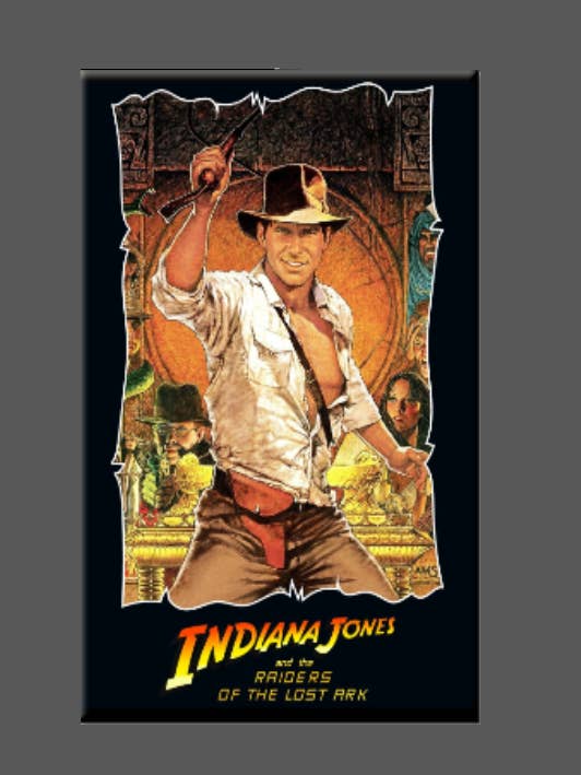 INDIANA JONES, Magnet, Button, Spiegel, JÄGER DES VERLORENEN SCHATZES für den Großhandel von Ba Ba Buttons