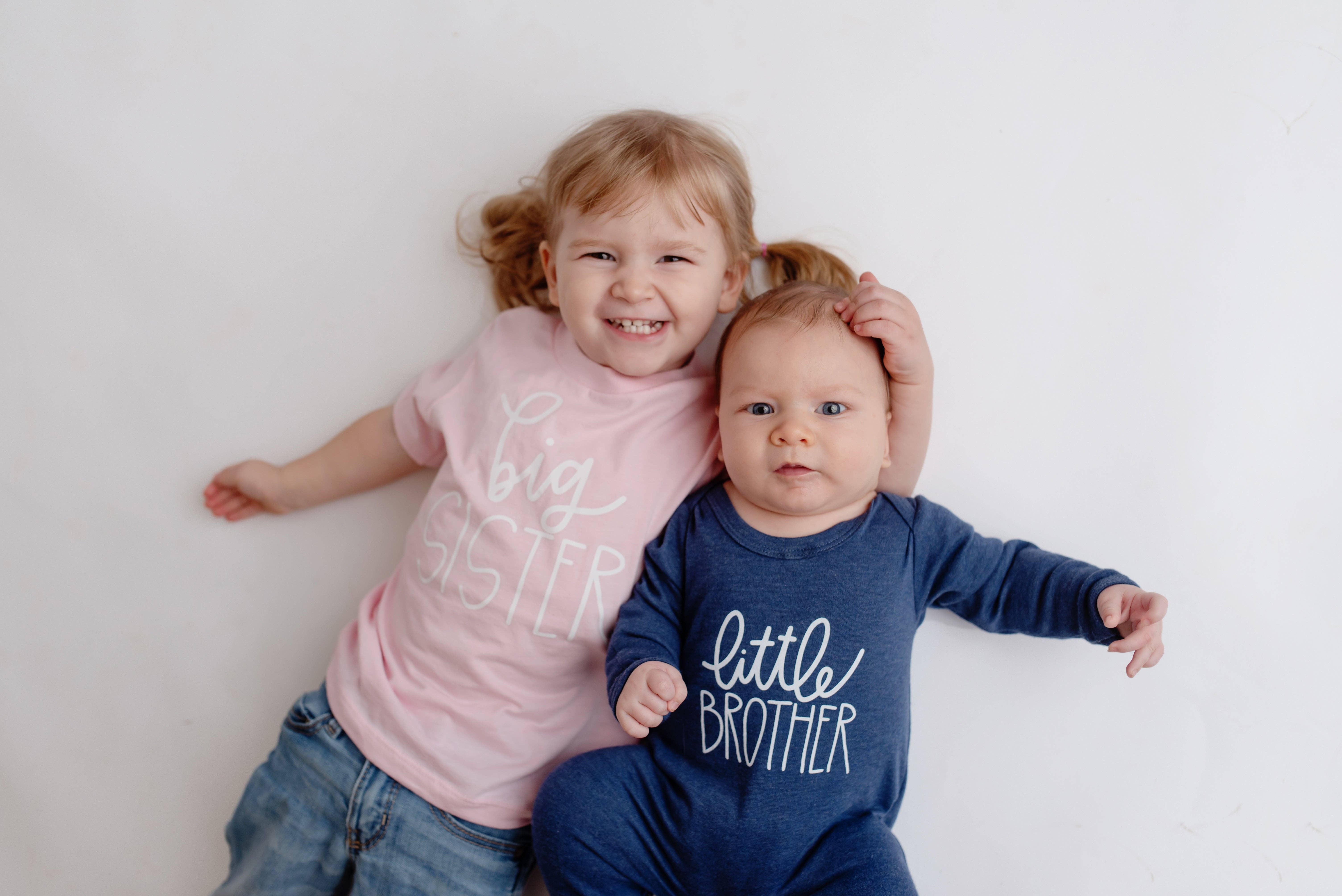 Cuddle Sleep Dream - Wholesale Screen Printed T-Shirt - Kids - Big Sister, script style | Pink Tshirt1