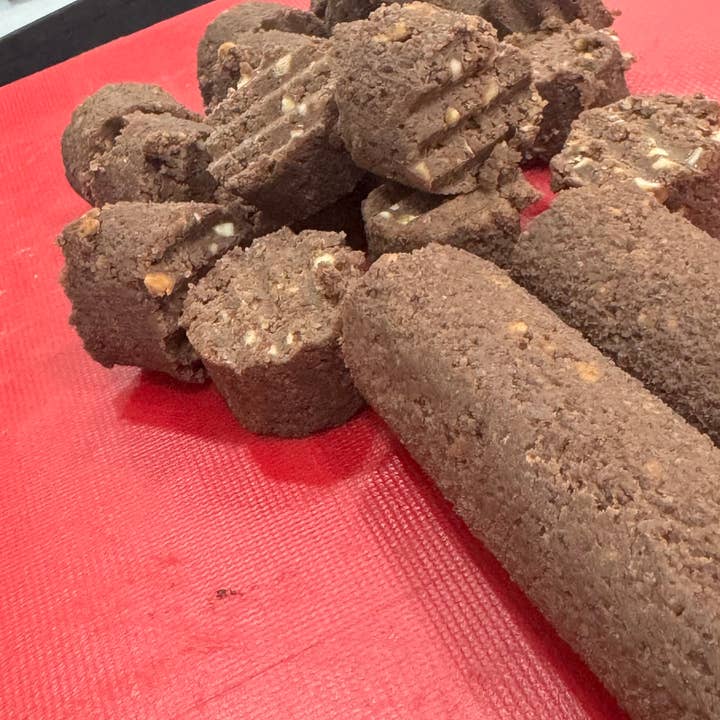 SPAZIOGOLOSO! laboratorio artigianale senza glutine - Wholesale Cookie - Grezzoni with hazelnuts and cocoa VEGAN 220 g "URBAN CHIC"1