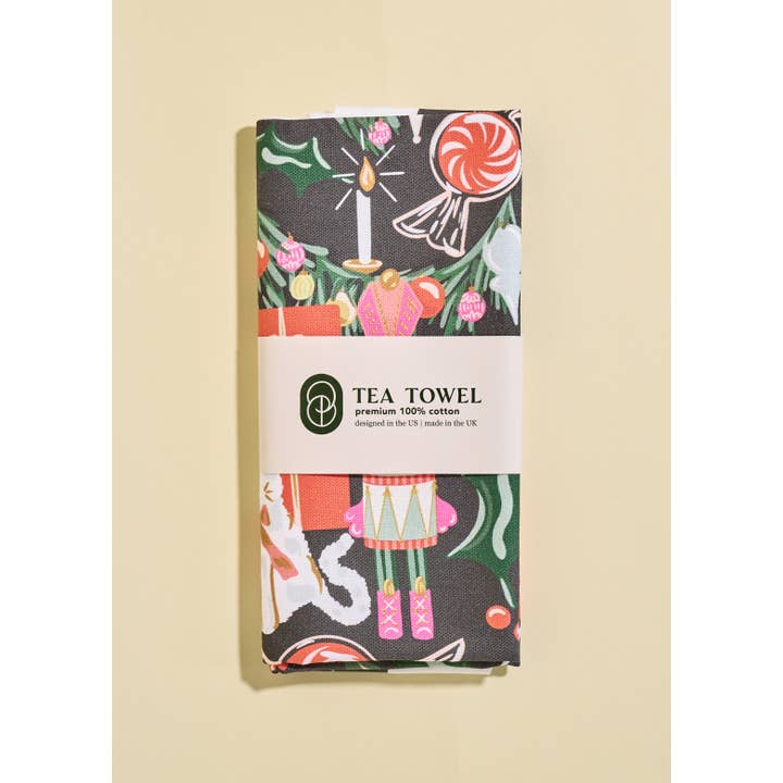 One & Only Paper - Wholesale Tea Towel - Merry Christmas Tree Tea Towel1