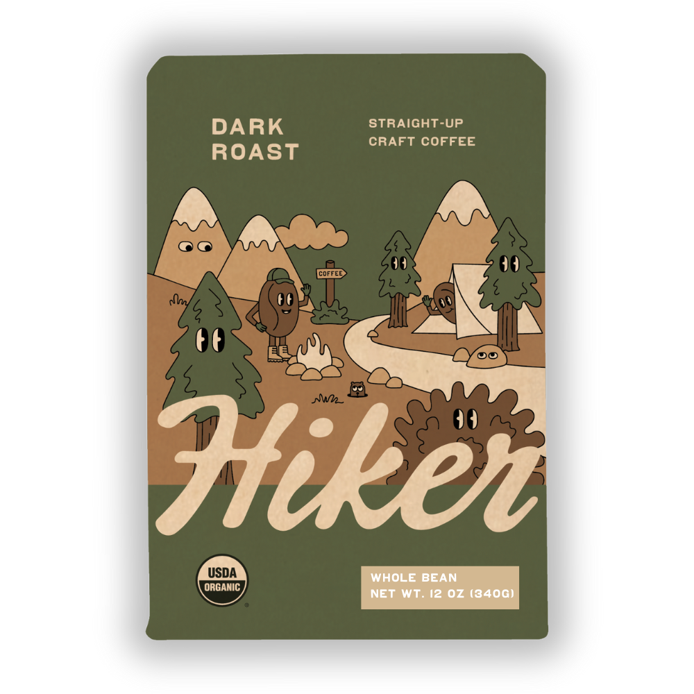 Hiker Coffee - Wholesale Ground coffee - Dark Roast, Ground Coffee, 12oz, Mycotoxin-Free Coffee3