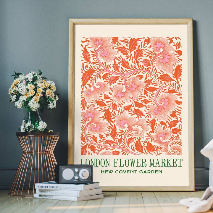 Ink & Drop - Wholesale Art Print - London Flower Market Covent Garden Print