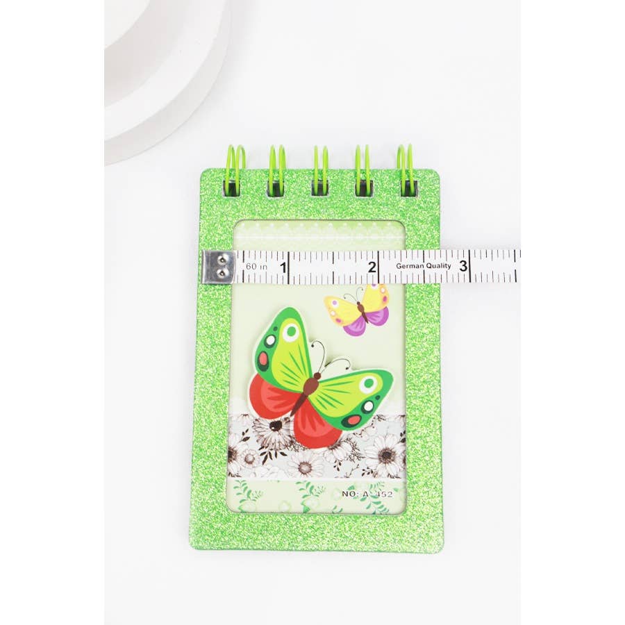 MIX COLOR Glitter Butterfly Notebook for wholesale on Faire5