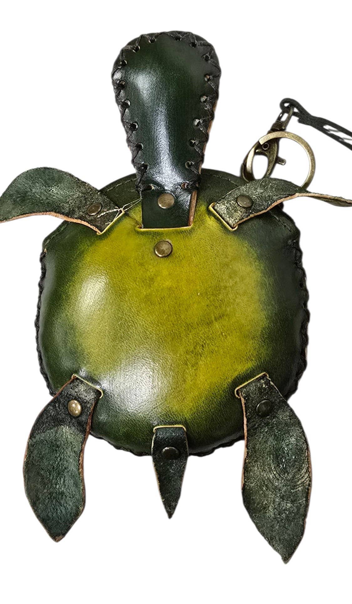 Sunflower Handmade leather inc - Wholesale Coin Purse - Women's - e615 leather green sea turtle wristlet coin purse wallet2