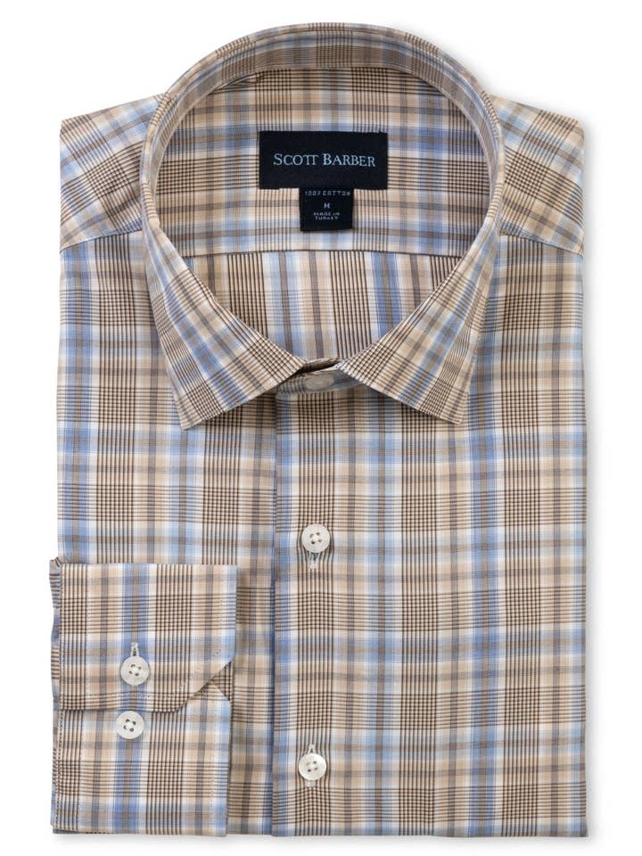 Canclini Fijne Poplin Ruit voor wholesale door Scott Barber