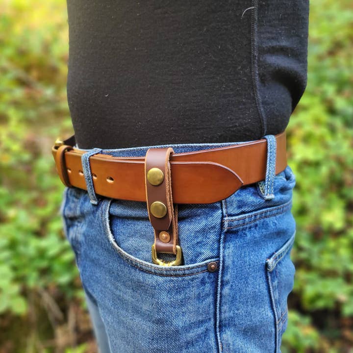 Key Belt Keeper for wholesale by Journeyman Handcraft