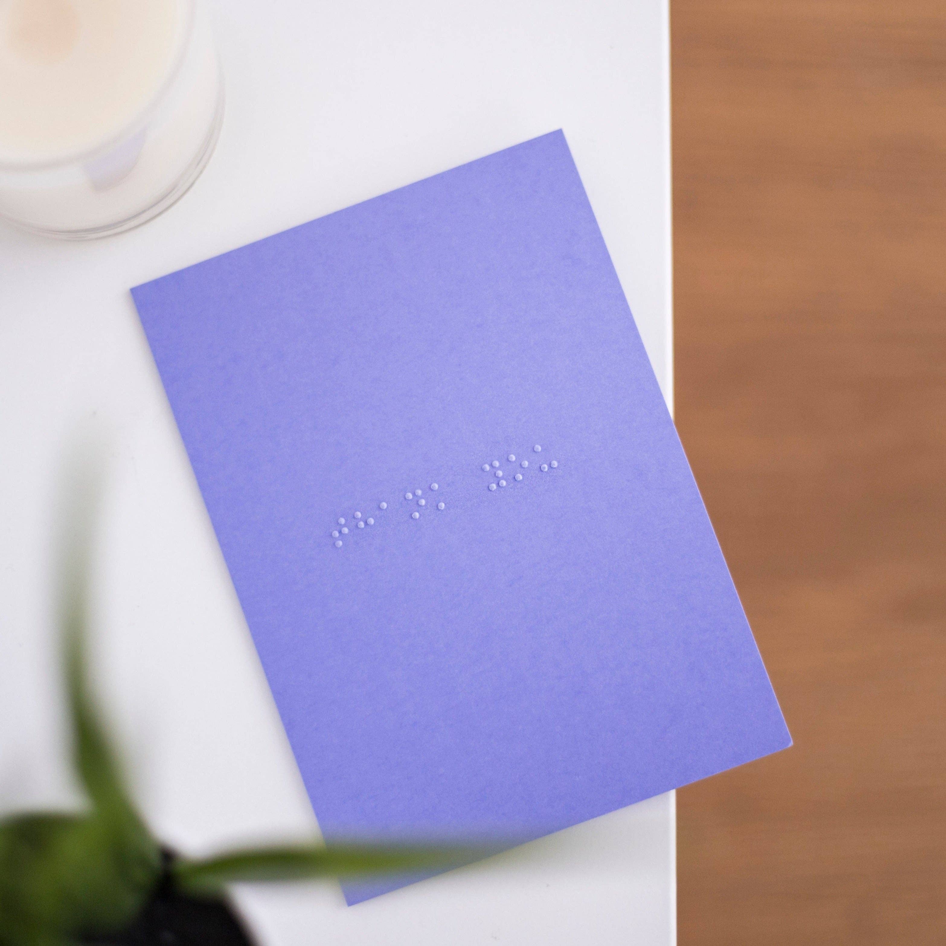 Dotty About Braille - Wholesale Everyday Greeting Card - Custom Braille Greetings Card6