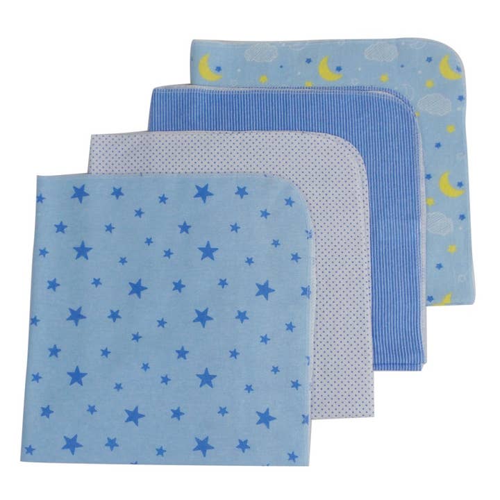 Bambini Infant Wear inc. - Wholesale Receiving Blanket - Baby - Bambini Four Pack Receiving Blanket