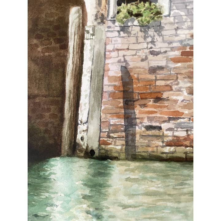 The Campbell Creative - Wholesale Art Print - "Romite" - Venice Watercolor Print2