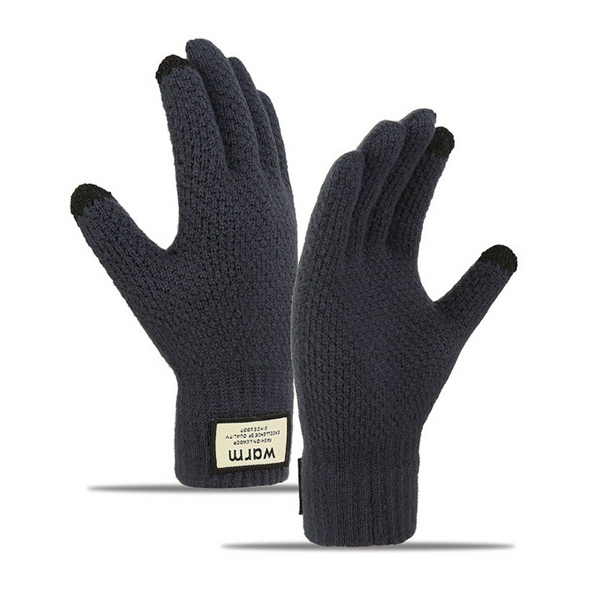 NINEXIS - Wholesale Gloves - Men's - CWAG00541_MEN WINTER WARM KNIT TOUCHSCREEN GLOVES6