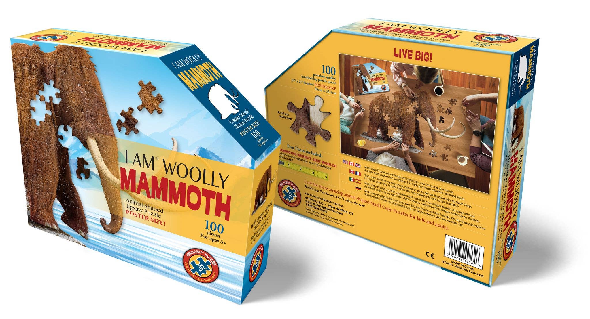 Madd Capp Games & Puzzles - Wholesale Puzzle - Kids - I AM Woolly 100 piece jigsaw puzzle - gift3
