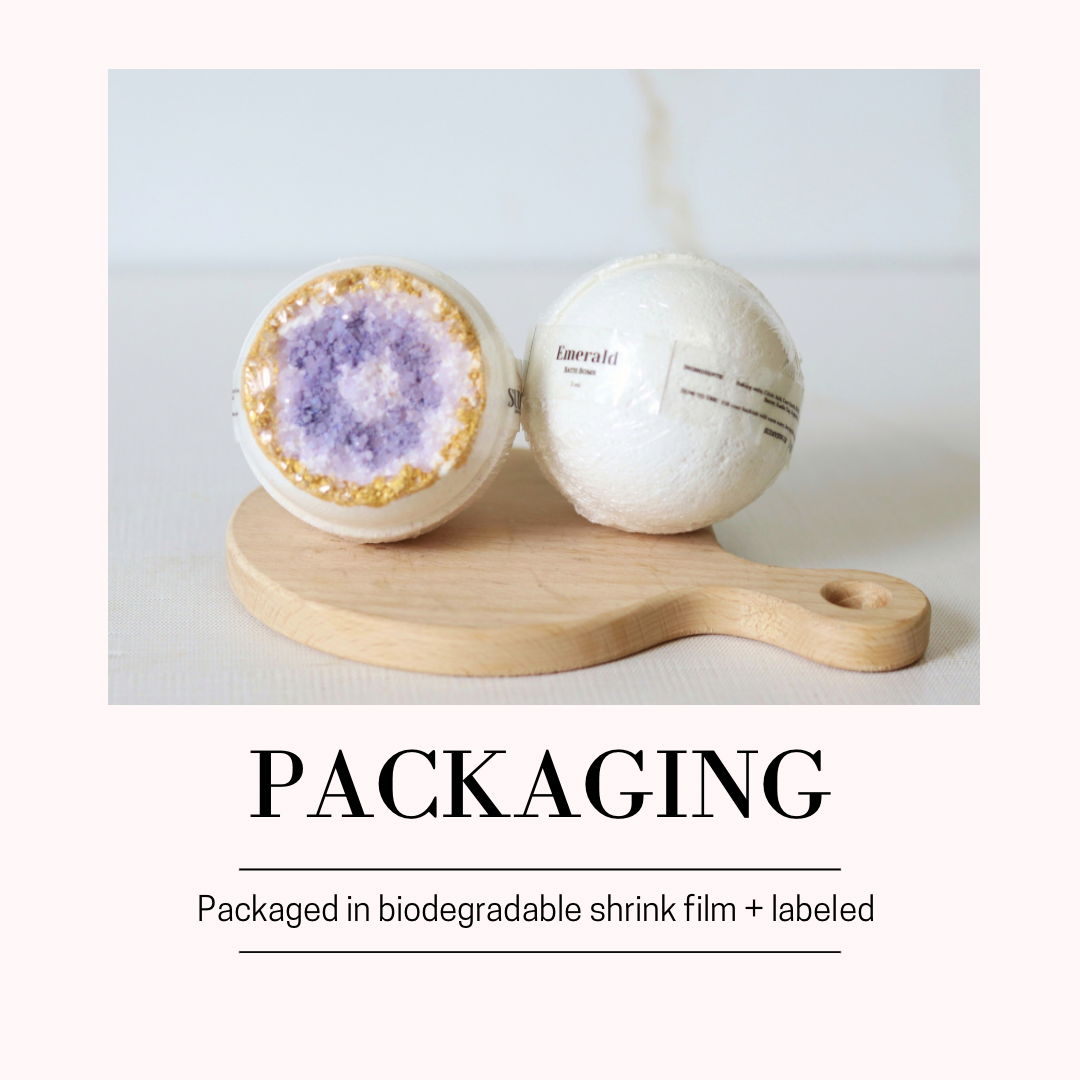 Sudsy Soap Works LLC - Wholesale Bath Bomb/Fizz - Aquamarine Geode Bath Bomb1