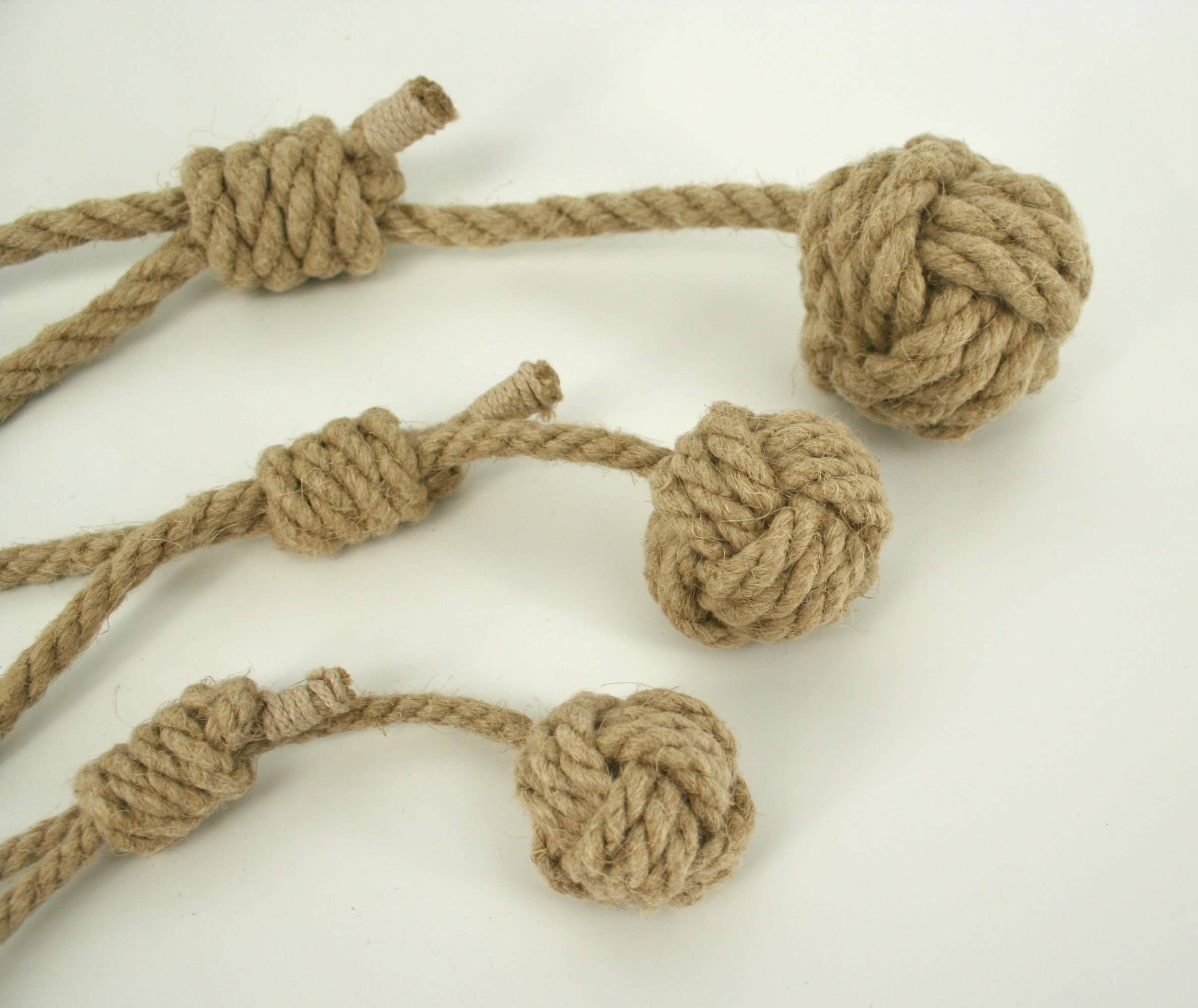 Pawsome Pet Toys - Wholesale Pet Rope Toy - Dog - Monkeyfist hemp rope dog toy, available in 3 sizes1