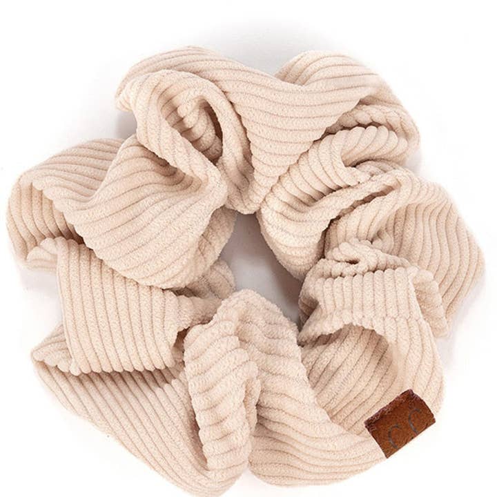 C.C Corduroy Solid Color Soft Scrunchies for wholesale by Madeline Love