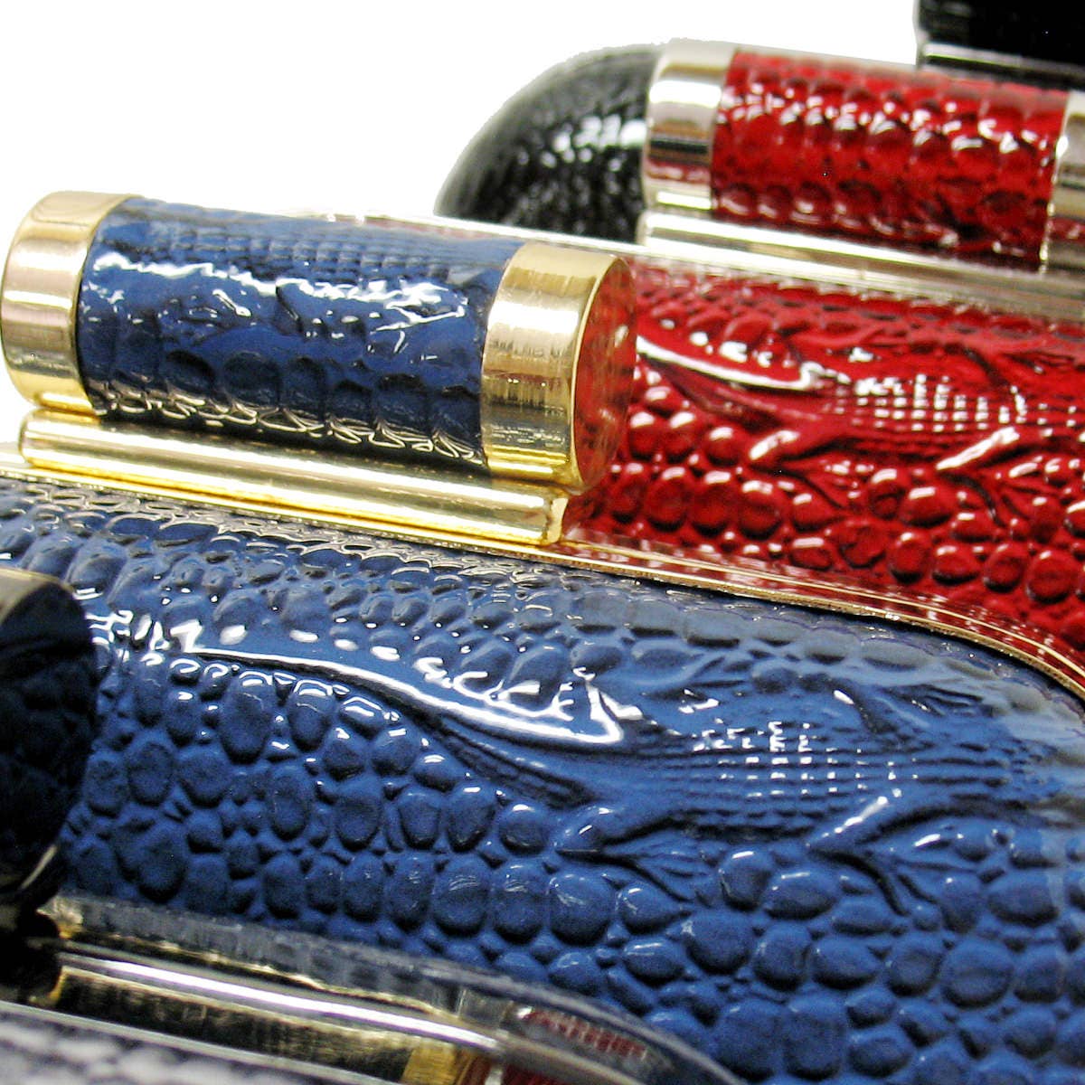 JNBFASHION.COM - Wholesale Clutch Bag - Women's - Crocodile Print Evening Box Clutch5