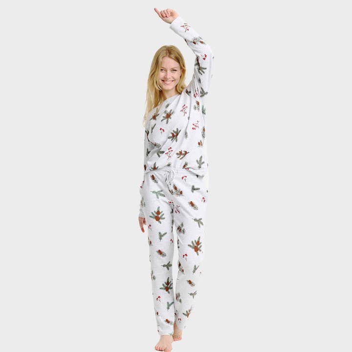 Happy Seasons - Wholesale Sleepwear Set - Women's - The Ribbed Pajamas – Women3
