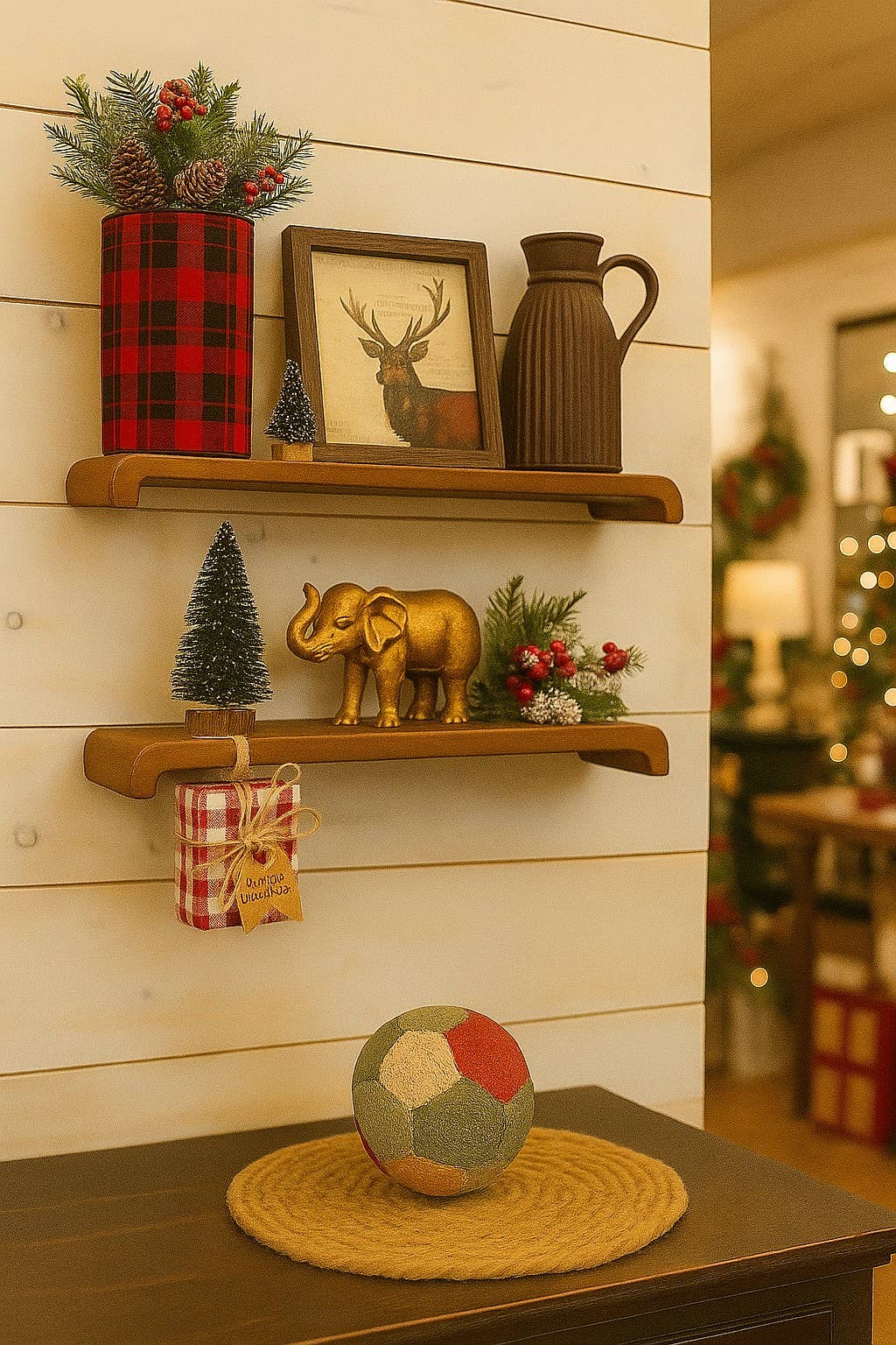 Asia West - Wholesale Wall Mounted Shelf - Solid Teak Wall Mounted Floating Shelf (Pair)0