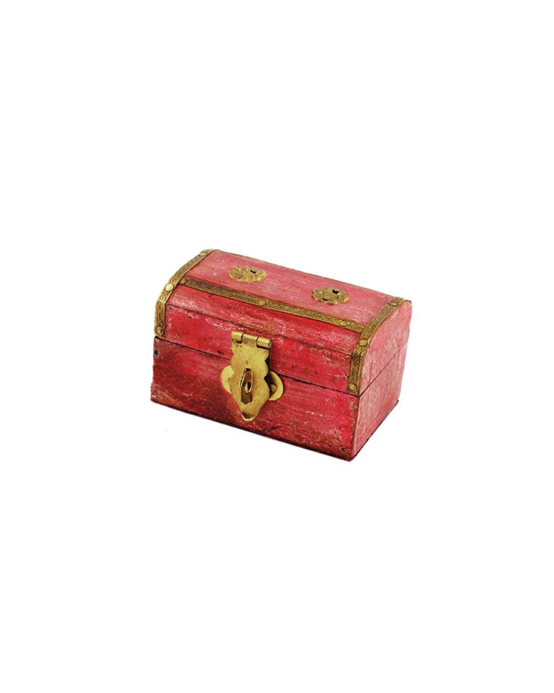 Ancientveda - Wholesale Decorative Box - Treasure Chest (3” x 1.75” x 1.5”)