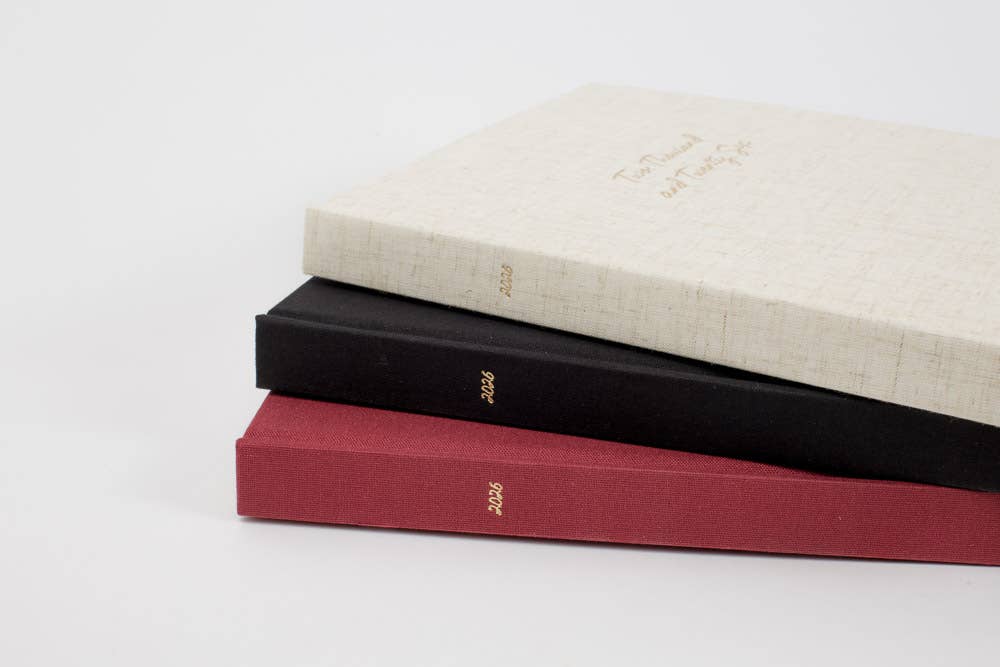 Wrinkle & Crease Paper Products - Wholesale Planner - 2026 Planner (Oatmeal Linen)1