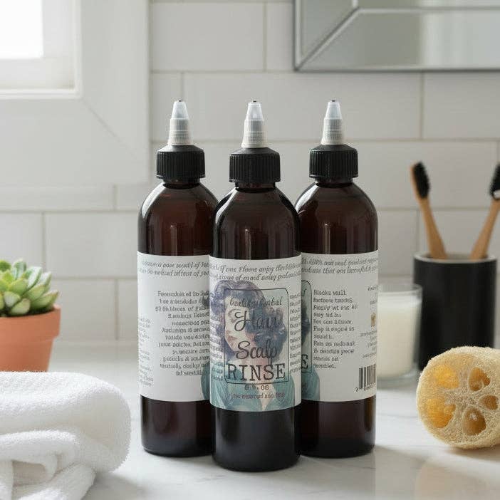 Soothing Herbal Hair & Scalp Rinse for Balance & Comfort for wholesale by Smittys Little Farm