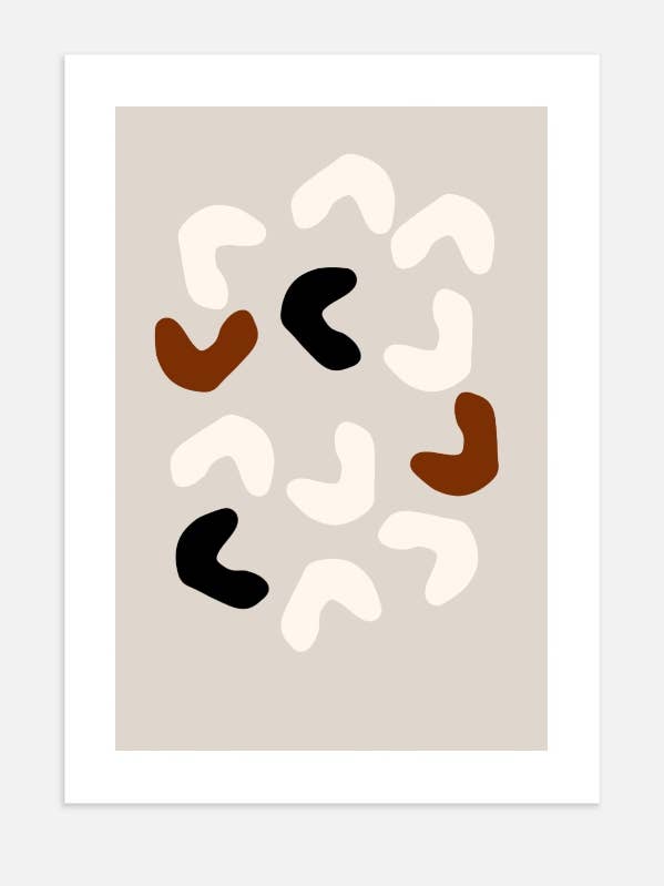 Kara abstrakt konst för wholesale av Ouéso