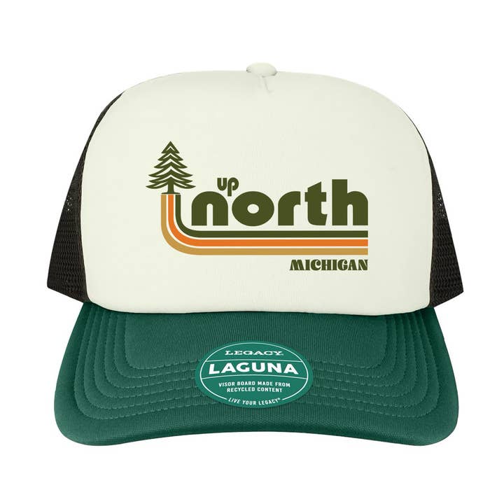 Michigan Up North Retro Trucker Hat for wholesale by Ales to Trails