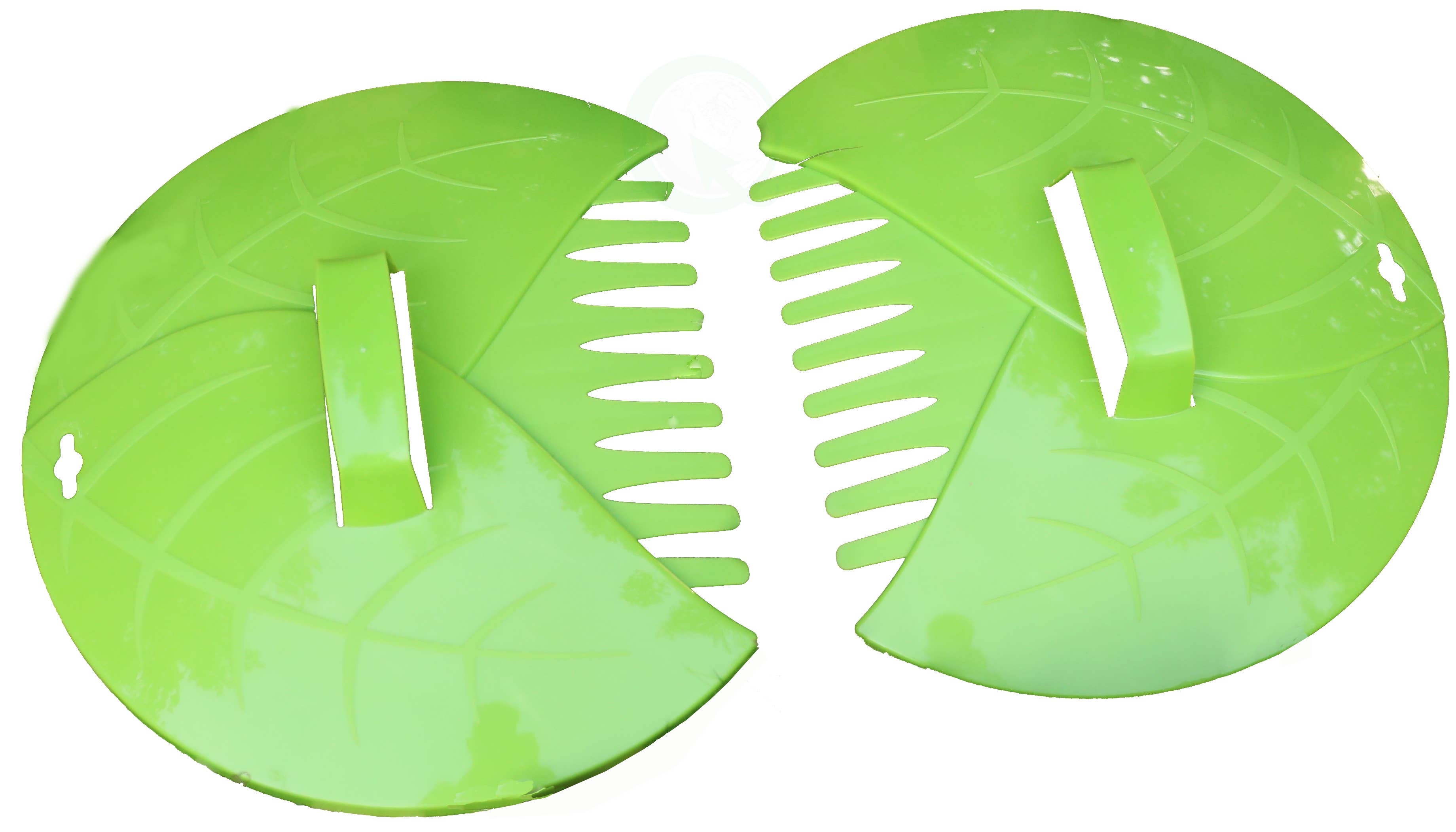 Quickway Imports - Wholesale Garden tool - Decorative Pair of Leaf Scoops, Hand Rakes0