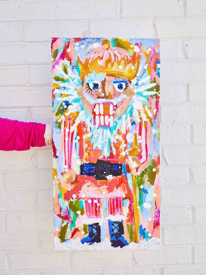 Art abstrait de Casse-Noisettes pour la vente par Court&Co.