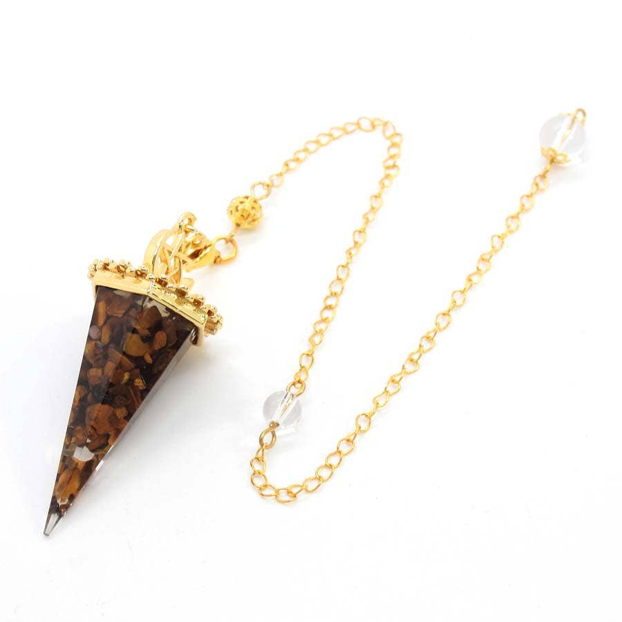 GemMeet - Wholesale Spiritual Stone/Crystal - Crystal Gravel Cone Pendulum18