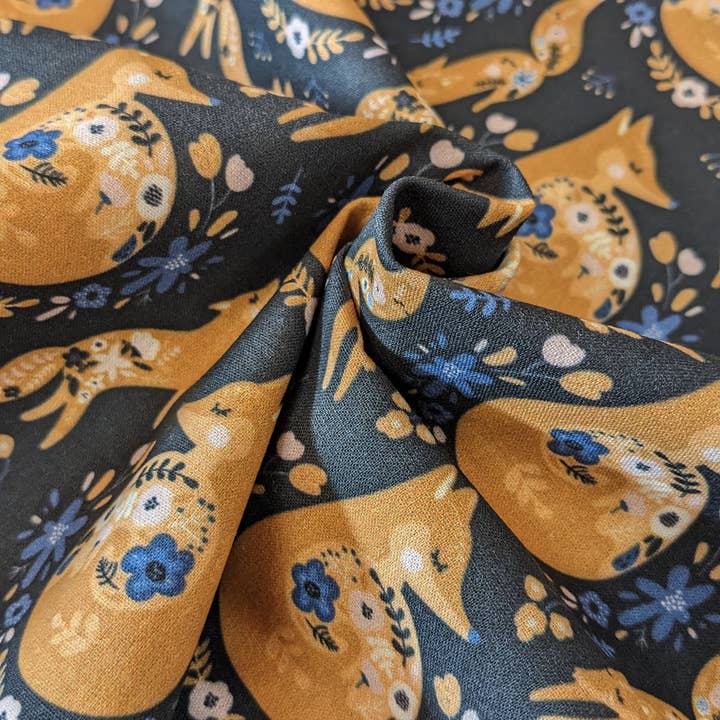 Cousu Bio - Wholesale Fabric - Organic Poplin Fabric · Isatis · 100% organic cotton2