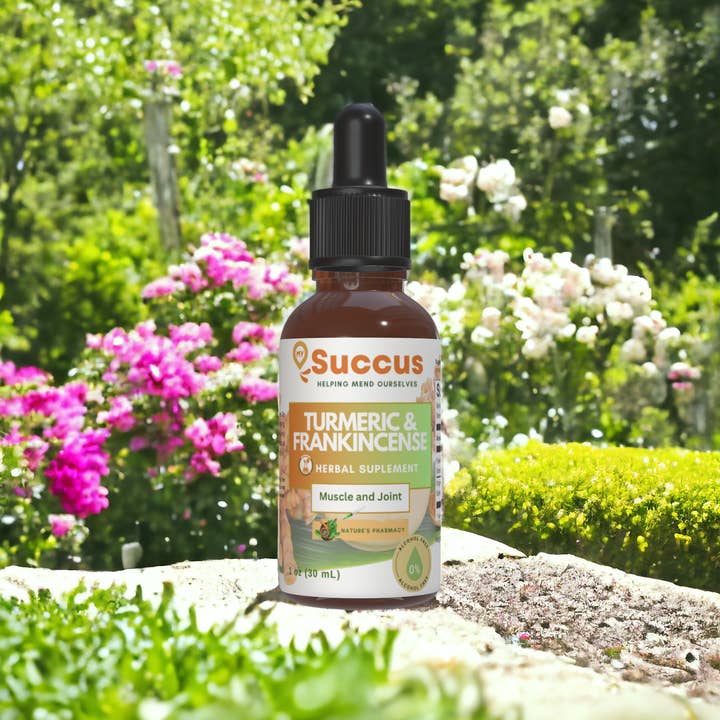 Succus - Wholesale Tincture - Turmeric & Frankincense Tincture - Muscle & Joint