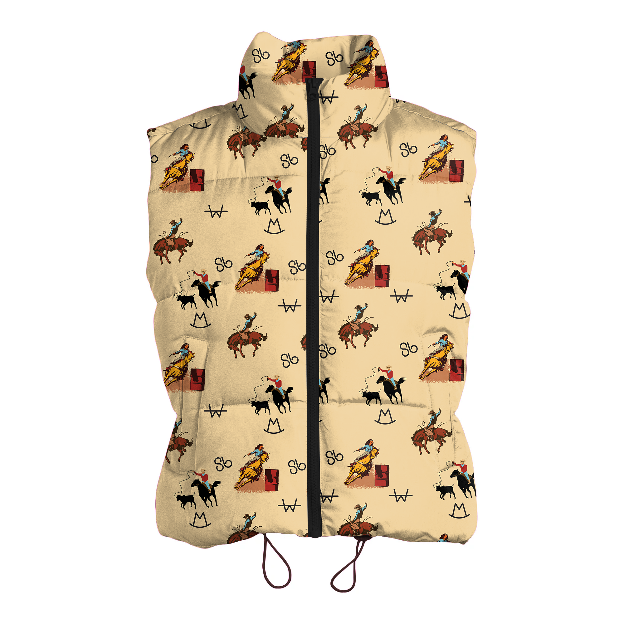 The Front Porch Label - Wholesale Outerwear Vest - Women's - Vintage Cowboy Vest0