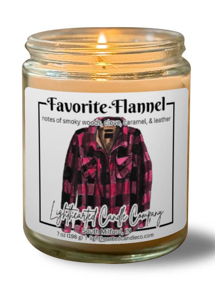 Efterårslys | Kokos-App. | Yndlingsflannellys for engroshandel hos Lighthearted Candle Company