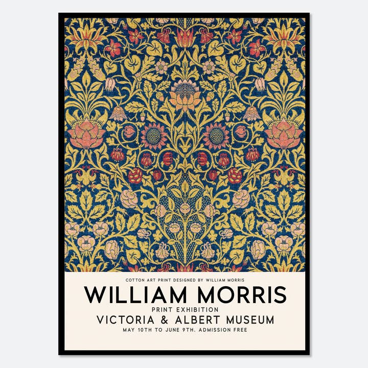 William Morris Violeta e Columbine Impressão Vintage W20 por atacado de Sugar & Canvas